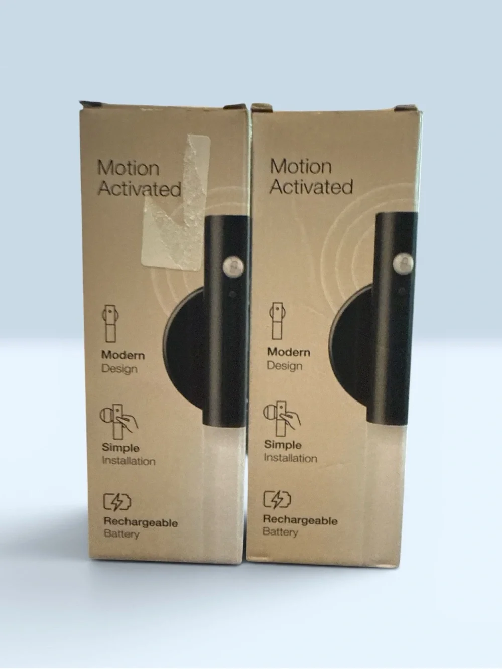 Pair of LumeeLight Wall Sconce Night Light - Black & White